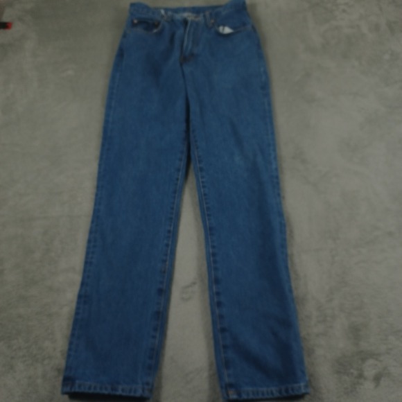 Vintage Polo Ralph LAuren Jeans Mens 28x31 Blue Denim Straight USA Union - Picture 1 of 9